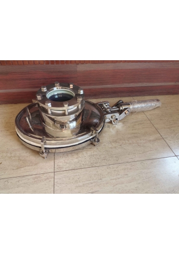 搪瓷快开人孔盖外包不锈钢